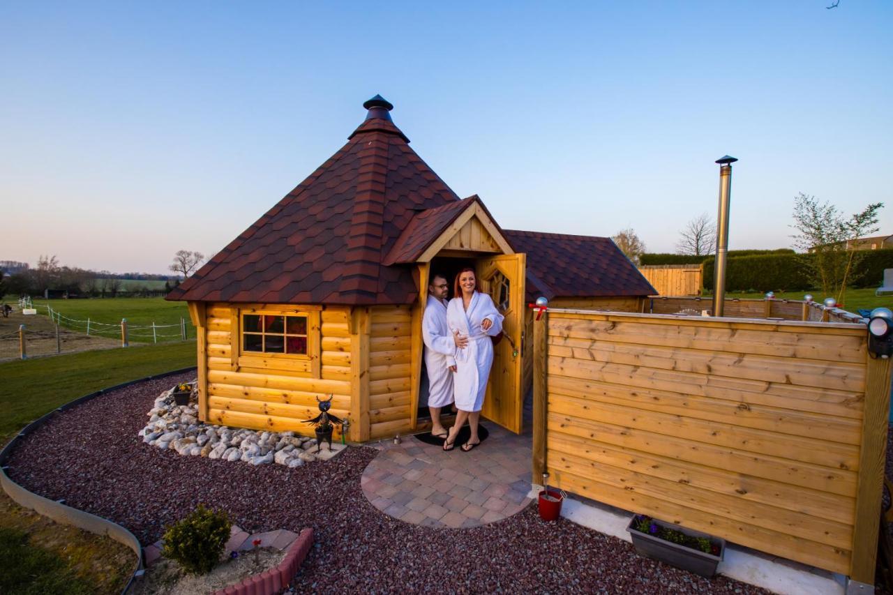 Kota Scandinave Avec Son Bain Nordique Privatif - Gite Du Moulin 62130 Pierremont Ngoại thất bức ảnh